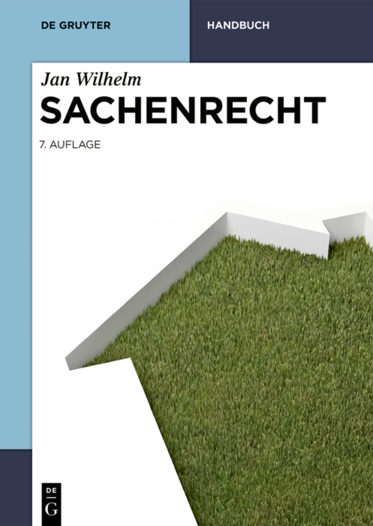 Cover image for Sachenrecht ISBN 9783110696394